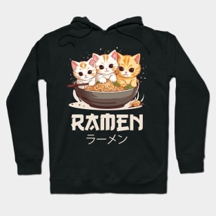 Ramen and cats Hoodie